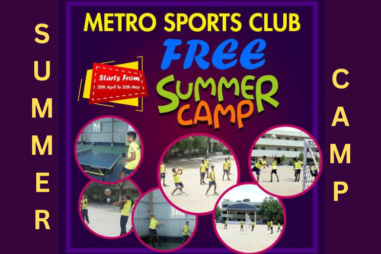 Metro Sports Club -FREE SUMMER CAMP